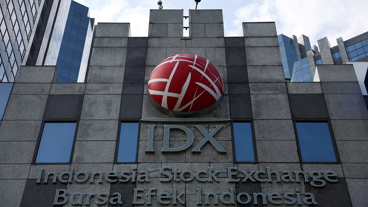 Gedung Bursa Efek Indonesia Jakarta penutupan IHSG anjlok trading halt MSCI