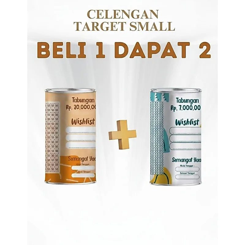Celengan target untuk membangun kebiasaan menabung dengan target visual