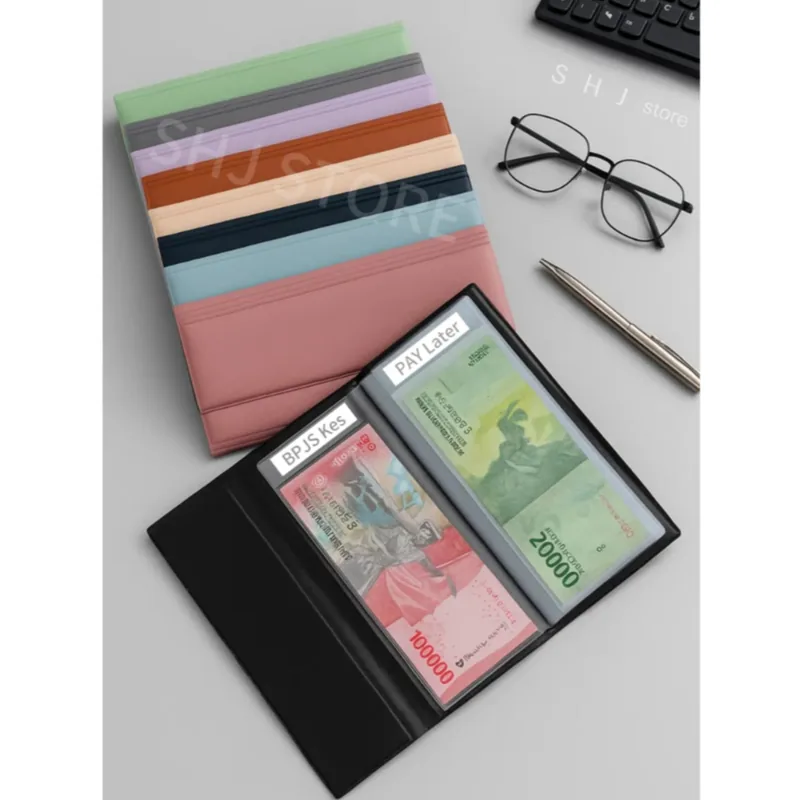 Dompet disiplin keuangan dengan 32 slot untuk kontrol pengeluaran harian