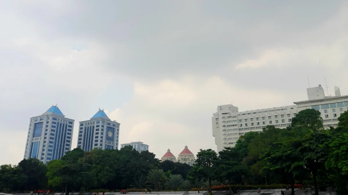 Gedung Kementerian Keuangan Republik Indonesia di Jakarta yang tengah mengkaji usulan penyaluran gaji ASN lewat koperasi