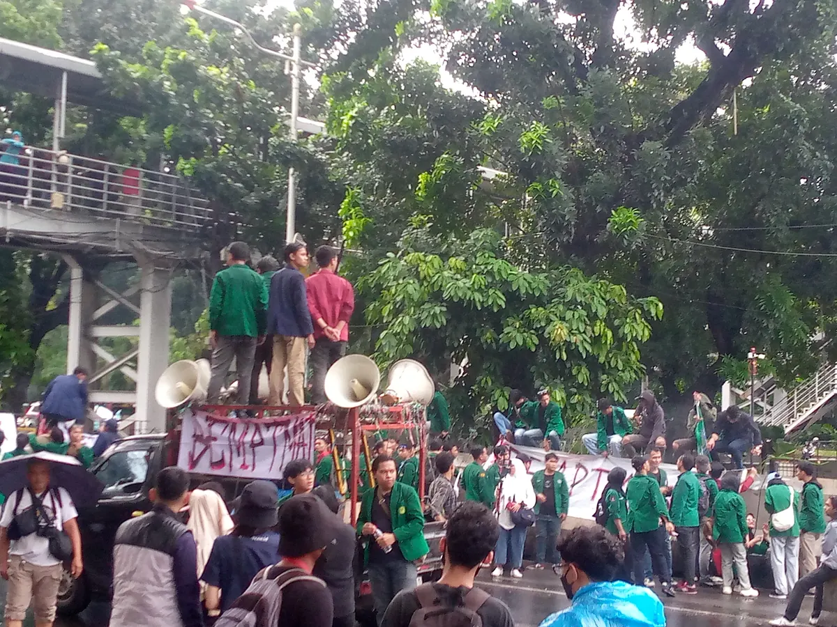 Kawasan Monumen Nasional Jakarta Pusat yang berpotensi padat saat aksi 20 Oktober 2026
