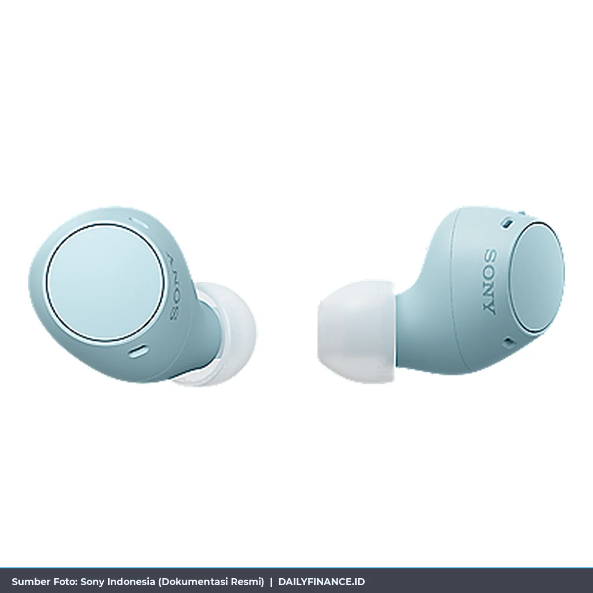 Sony WF-C510 earbuds nirkabel dengan charging case